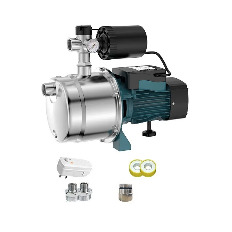 

220V Household Electric Self-suction Water Pump Silent Tap Water Booster Pump Stainless Steel Self-Priming Pump