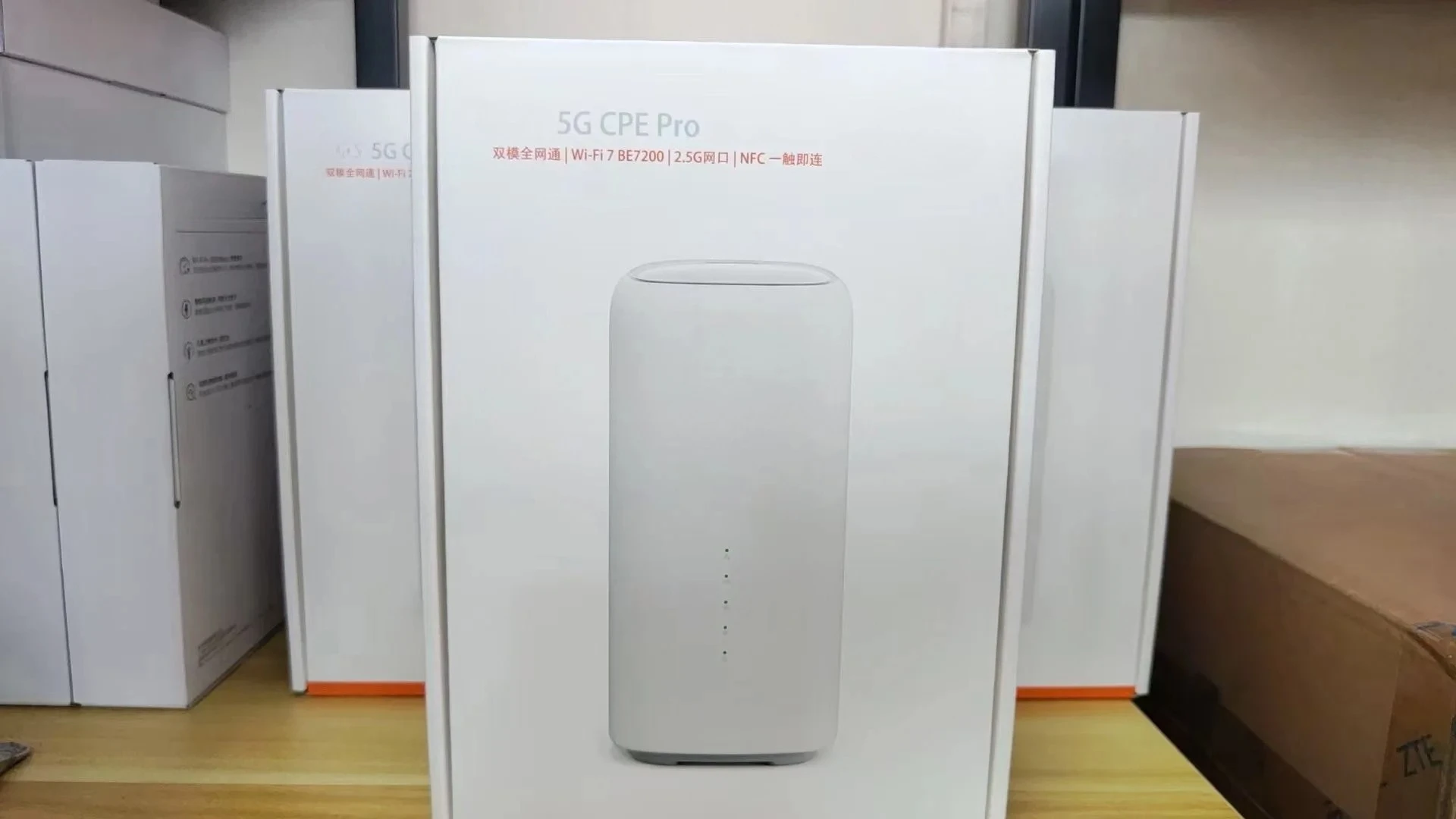 5g Cpe Pro Lg6851f Router mit Internetzugangsausrüstung NSA/SA Alles mit Mimo 4*4 Wifi7 Produkt der zweiten Generation