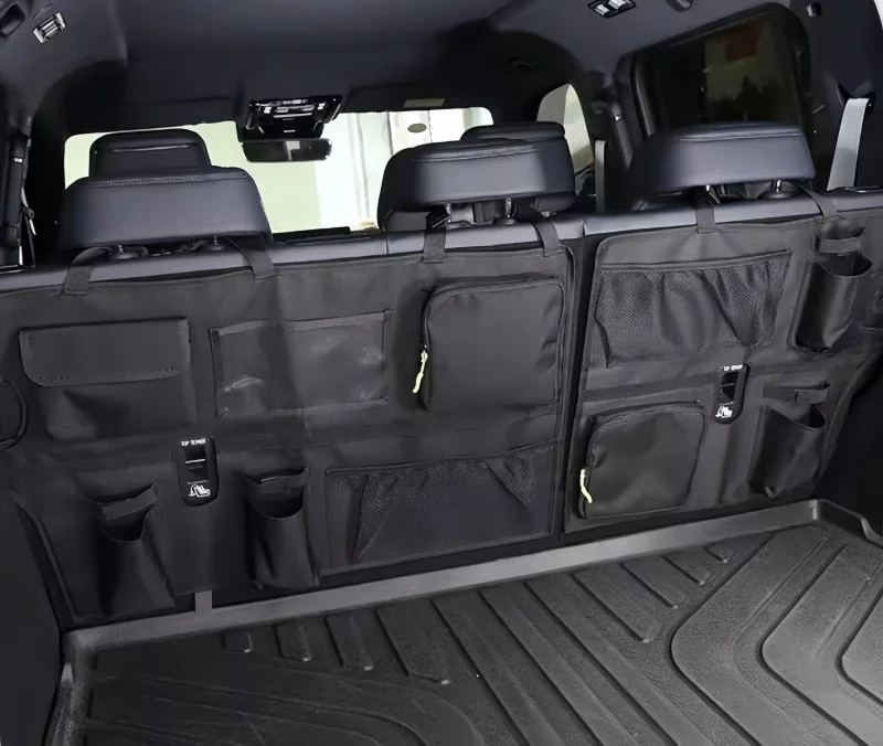 Car Trunk Storage Hanging Bag for BYD Leopard 5 2023-2025 Car Auto Rear Seat Back Multi-function Storage Bag Upgrade Parts