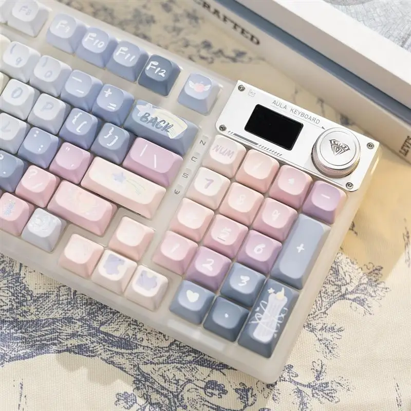 138 Keys DMA height keycaps dream fragments pbt material thermal sublimation adapted to Aula HI75 HI8 K99 F99 104 F87