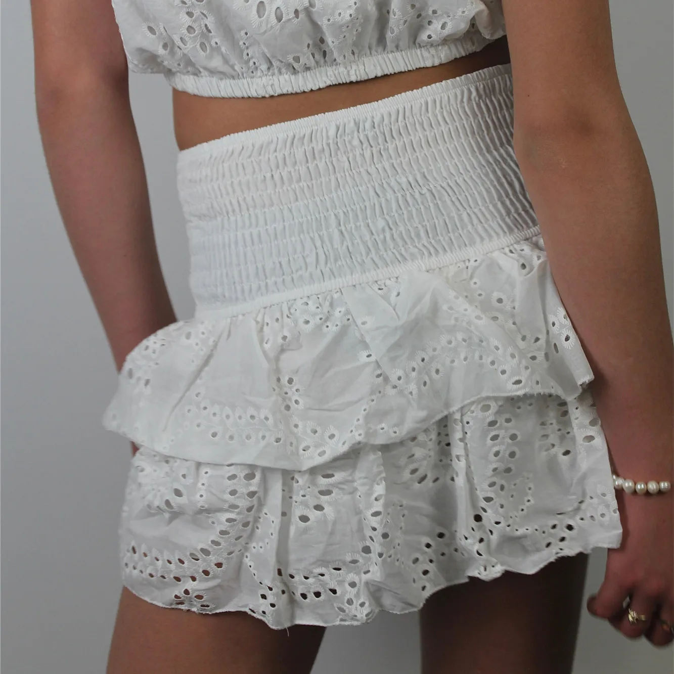 Womens Ruffle Mini Skirts A Line Pleated Short Skirts Boho Beach Mini Skirt Cute Skirts for Teen Girls