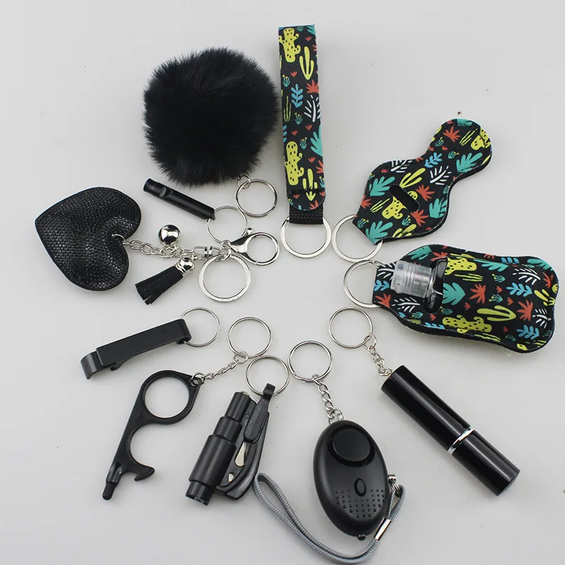 Imagem -05 - Personal Self Defense Keychain para Mulheres Bastão de Defesa Acessórios de Defesa Acessórios de Proteção Defensa 12 Pcs Conjunto