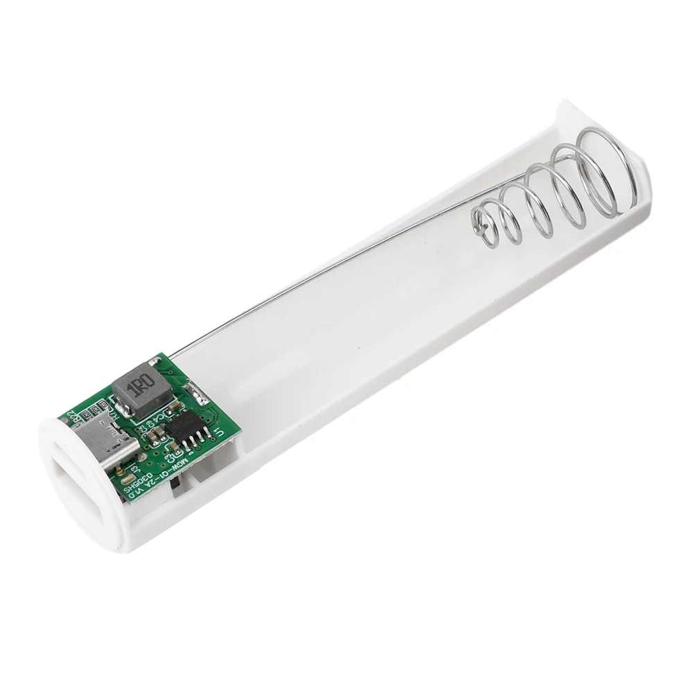 Typ C DIY Aluminium 1X 18650/21700 Batterie Powerbank-Kit Aufbewahrungsbox Schweißfreies Set 5V 2A Schnellladung für Smartphone – Detail 13