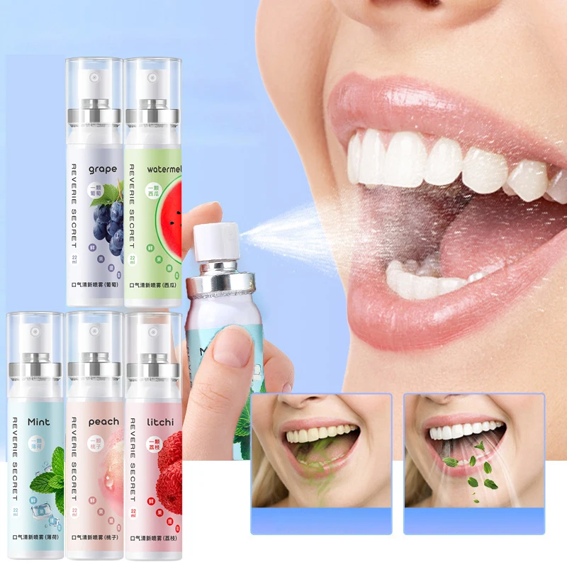 Praktischer Atemerfrischungsspray, Verschiedene Fruchtgeschmacksrichtungen, Alkoholfrei, Atempflege, Geeignet für Dates und Nach dem Abendessen – Detail 4