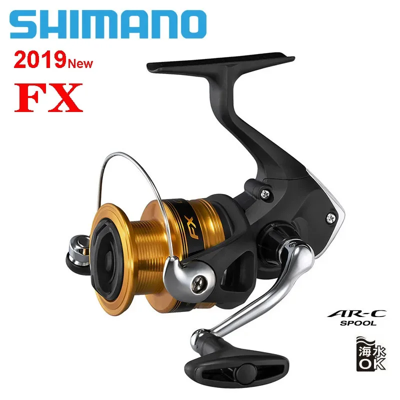 

2019 SHIMANO FX 1000 2000 2500HG C3000 4000 2 + 1 BB, Max Drag 3kg 8.5kg Carretel De Metal Replacemet De Fia Carretéis