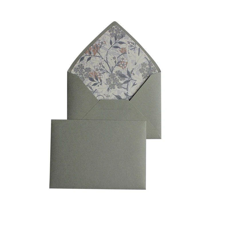 Creatieve Vintage Gift Enveloppen Morandi Kleur Voering Enveloppen Voor De Uitnodiging Envelop 115Mm X 160Mm