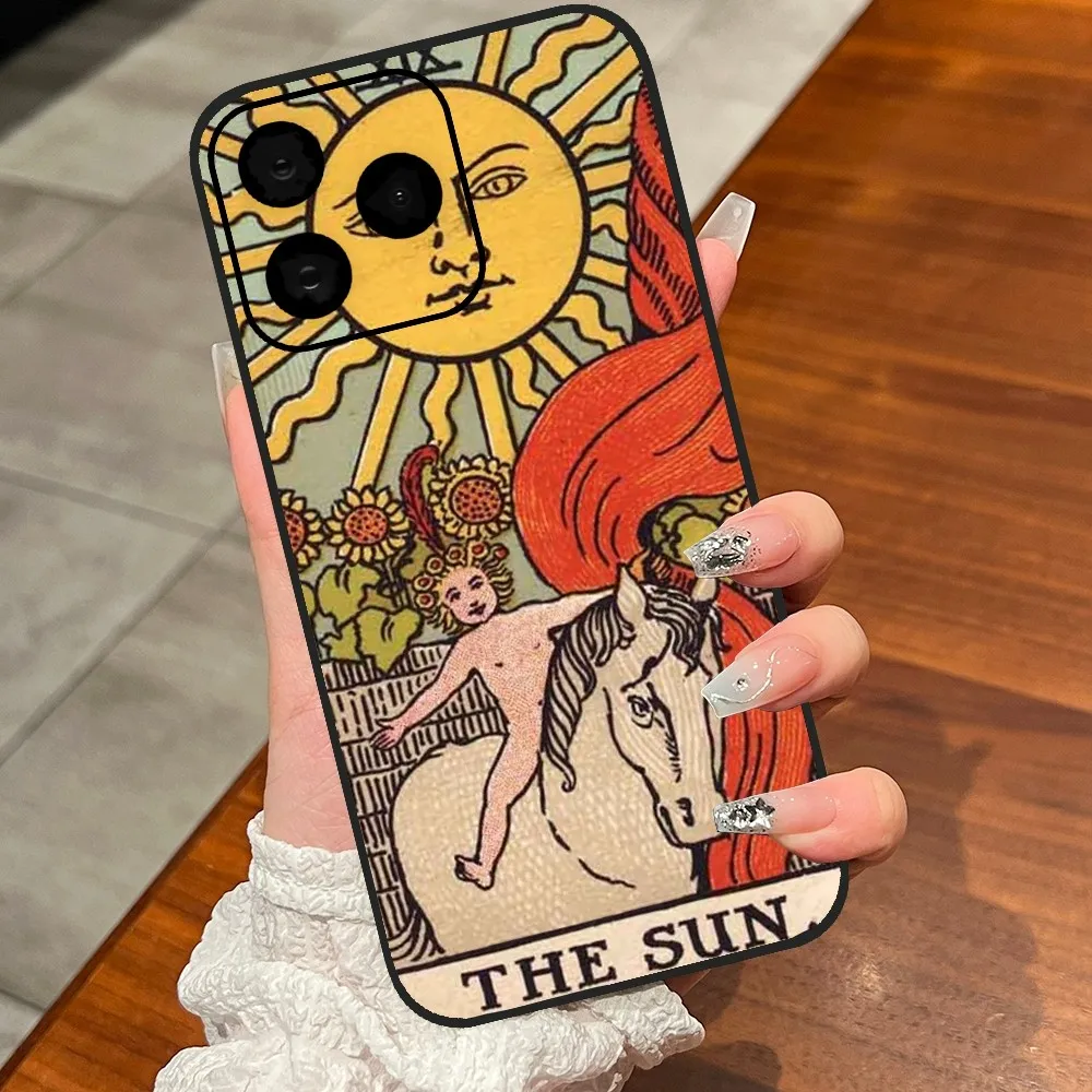 Egypt mysterious Tarot Phone Case For iPhone 8 15 Plus 11 12 13 Pro Max 14 14 15Pro Max