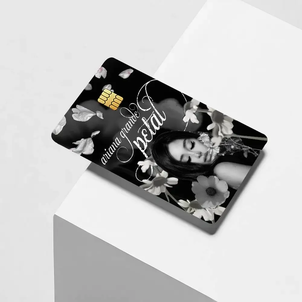 American singer A-Ariana G-Grande Credit Card Decorative Card Stickers Suitable For Bank Cards Metro Transit Anti-scratch Gift
