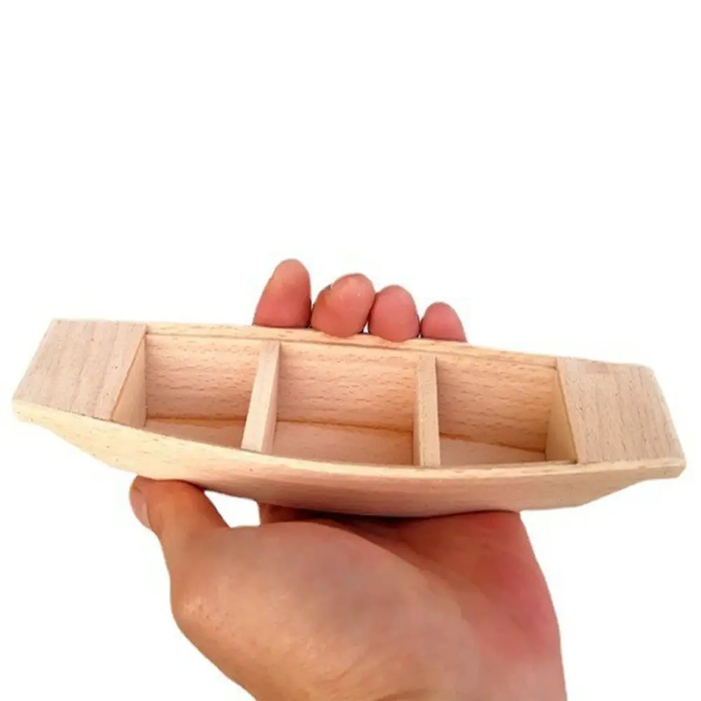 

Home Decoration Wooden Boat Model Vintage Decor Ocean Landscape Fishing Boat Decor Canoe Craft Nautical Boat Model Ornaments