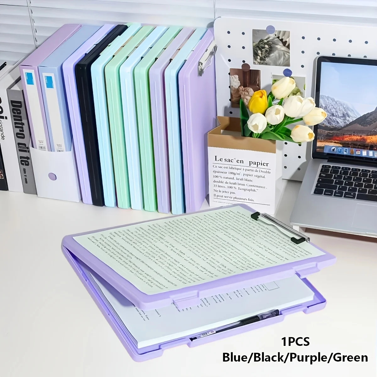 A4 folder organizer, exam paper holder, student-specific exam paper management tool, large-capacity document binder, subject-cat