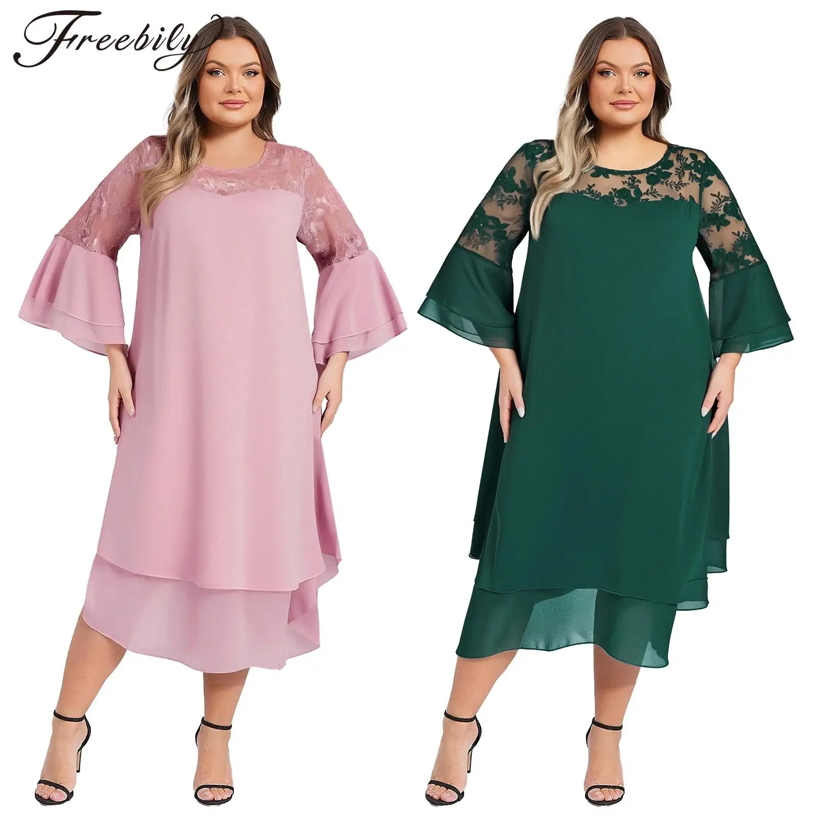 

Women Holiday Lace Embroidery Party Dress Summer Party Banquet Evening Cocktail Parties Woman Elegant Pageant Festival Costumes