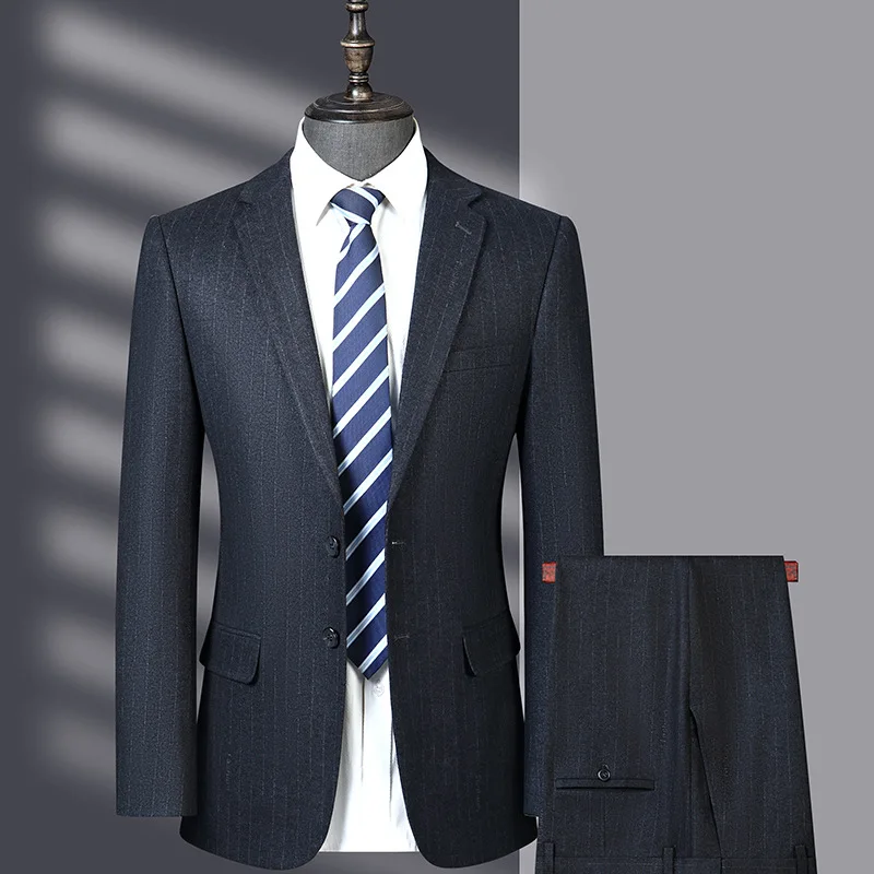 3-A187 Business Casual Pak Pak Jeugd Formele Jurk Professionele Beste Man Bruidegom Jurk Pak Tweedelige Herenmode