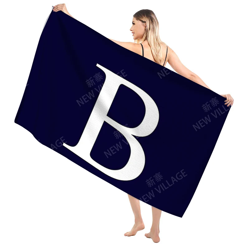 Bathroom Bath towel for adults sauna Large beach towel Gym towel Large hotel woman shower quick drying microfiber simple letter