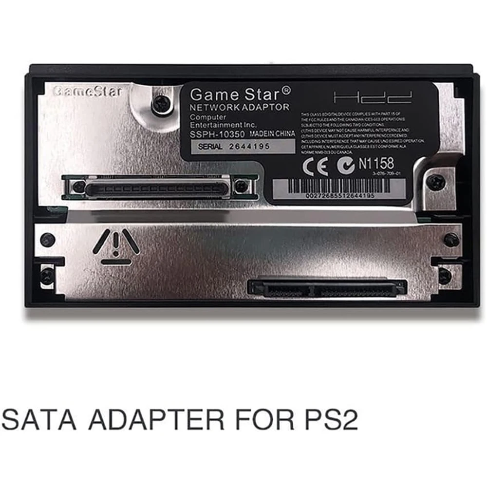 เกมคอนโซล 2.5/3.5 นิ้ว SATA ซ็อกเก็ต HDD อะแดปเตอร์การ์ดเครือข่ายสําหรับ PS2 (SATA) เกมอุปกรณ์เสริม