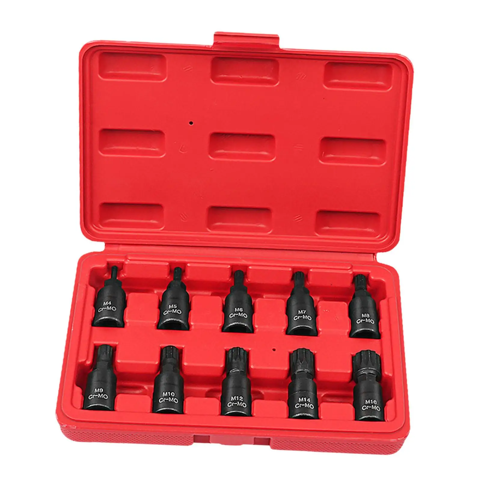 

10Pcs 3/8 Square Drive Socket Set Car Maintenance Tool Hand Tool Chromium Molybdenum Steel Heavy Duty Wrench Sockets Portable