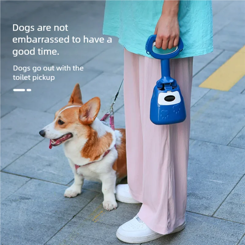 

Pet portable toilet with garbage bag, dog feces collection tool, small and medium-sized dog toilet with garbage bag, cleaning su