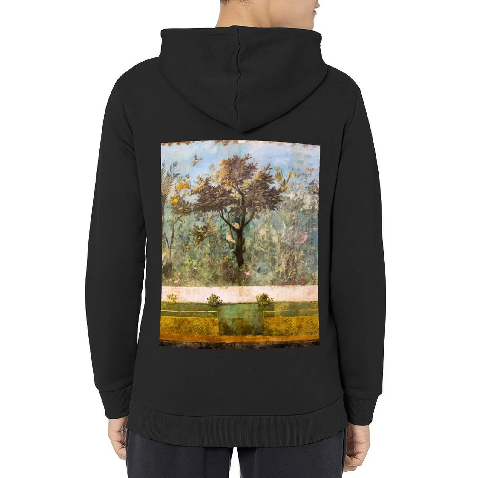 

Viridarium of the Villa of Livia on Via Flaminia, Rome. Hoodie men clothes hooded shirt hoodie man