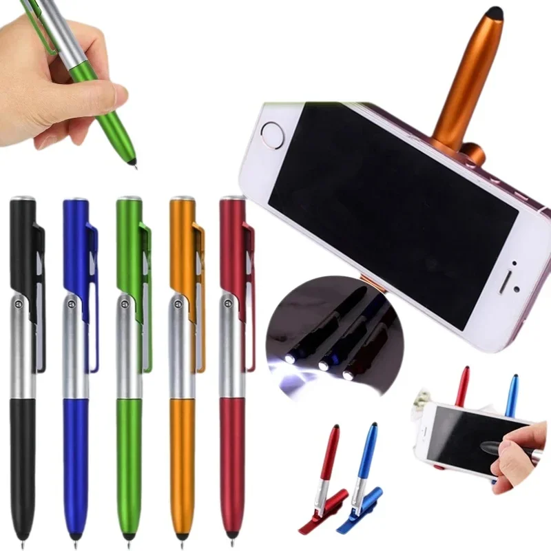 

Folding functional phone holder pen, touch capacitance touch screen ballpoint pen, suitable for use in offices and schools