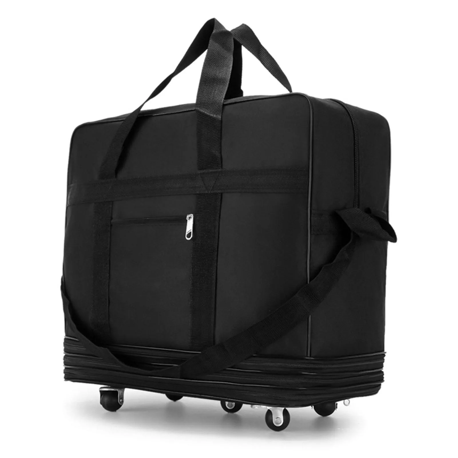 Maleta plegable expandible, bolsa de equipaje de viaje con ruedas plegable para hombres y mujeres, bolsa de viaje con ruedas, maleta, bolsa de equipaje de viaje