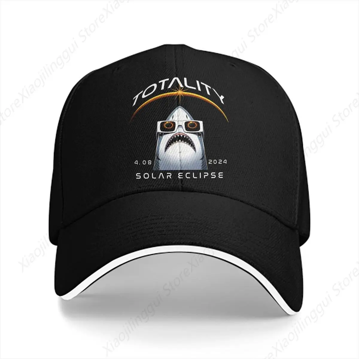 Washed Men's Baseball Cap Totality Sports Snapback Caps Dad Hat Shark Scuba Diving Golf Hats