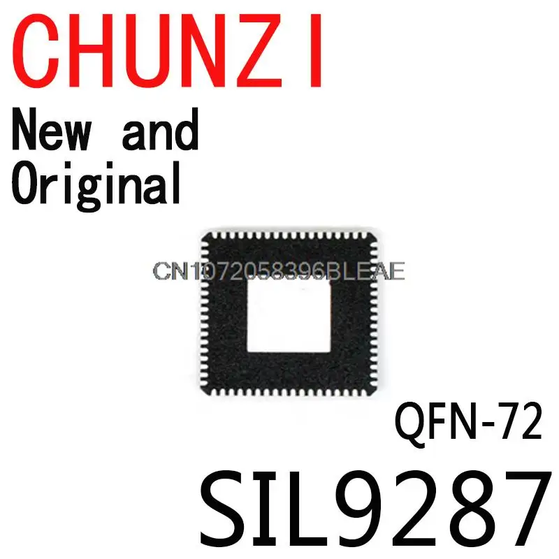 5PCS SIL9287BCNU SIL9287B SiI9287 Si19287BCNU Si19287B Si19287 QFN-72 Laptop Chip SiI9287BCNU SIL9287