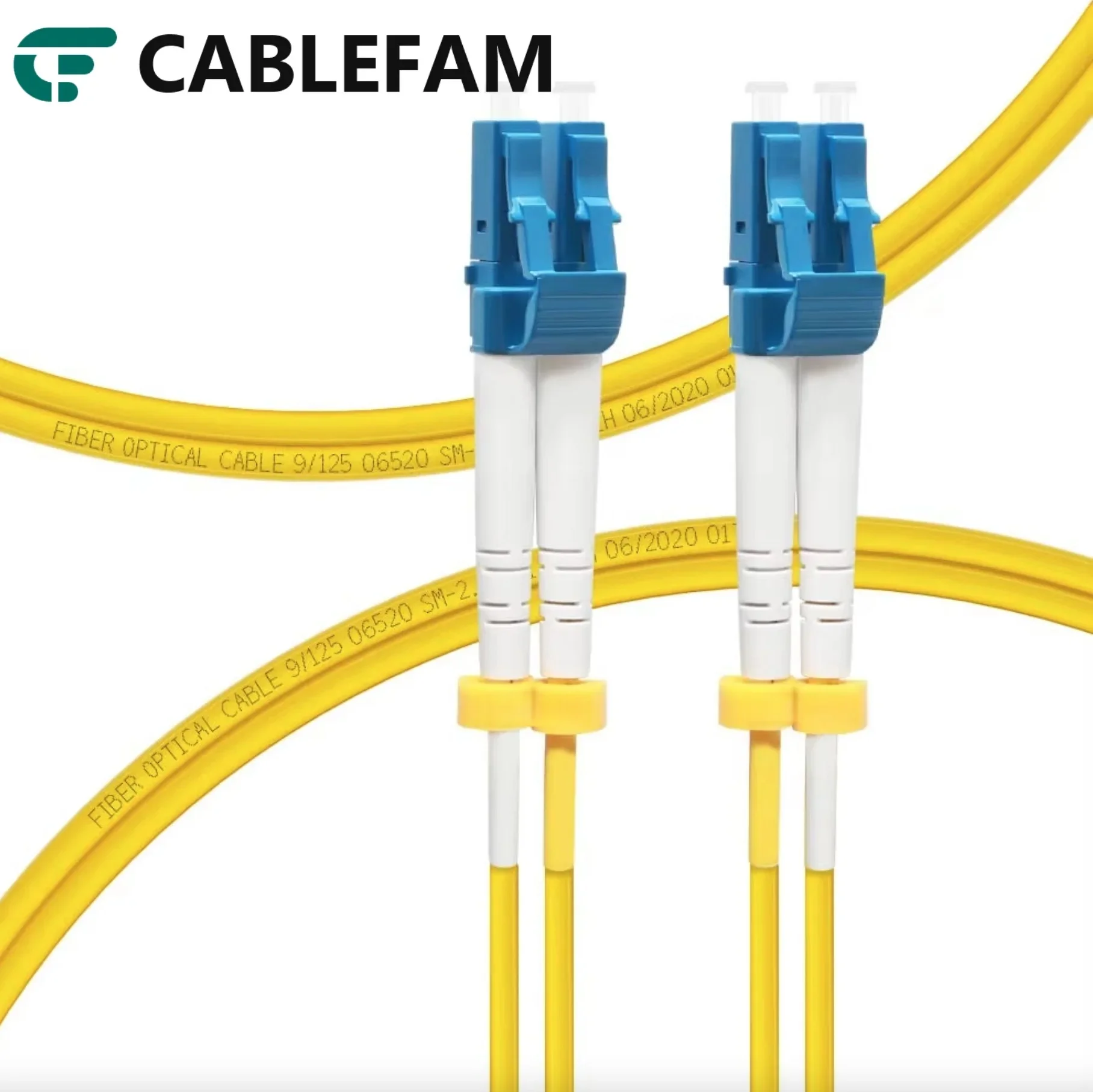 

LC UPC to LC UPC Duplex OS2 Single Mode LSZH 2.0mm Fiber Optic Patch Cable
