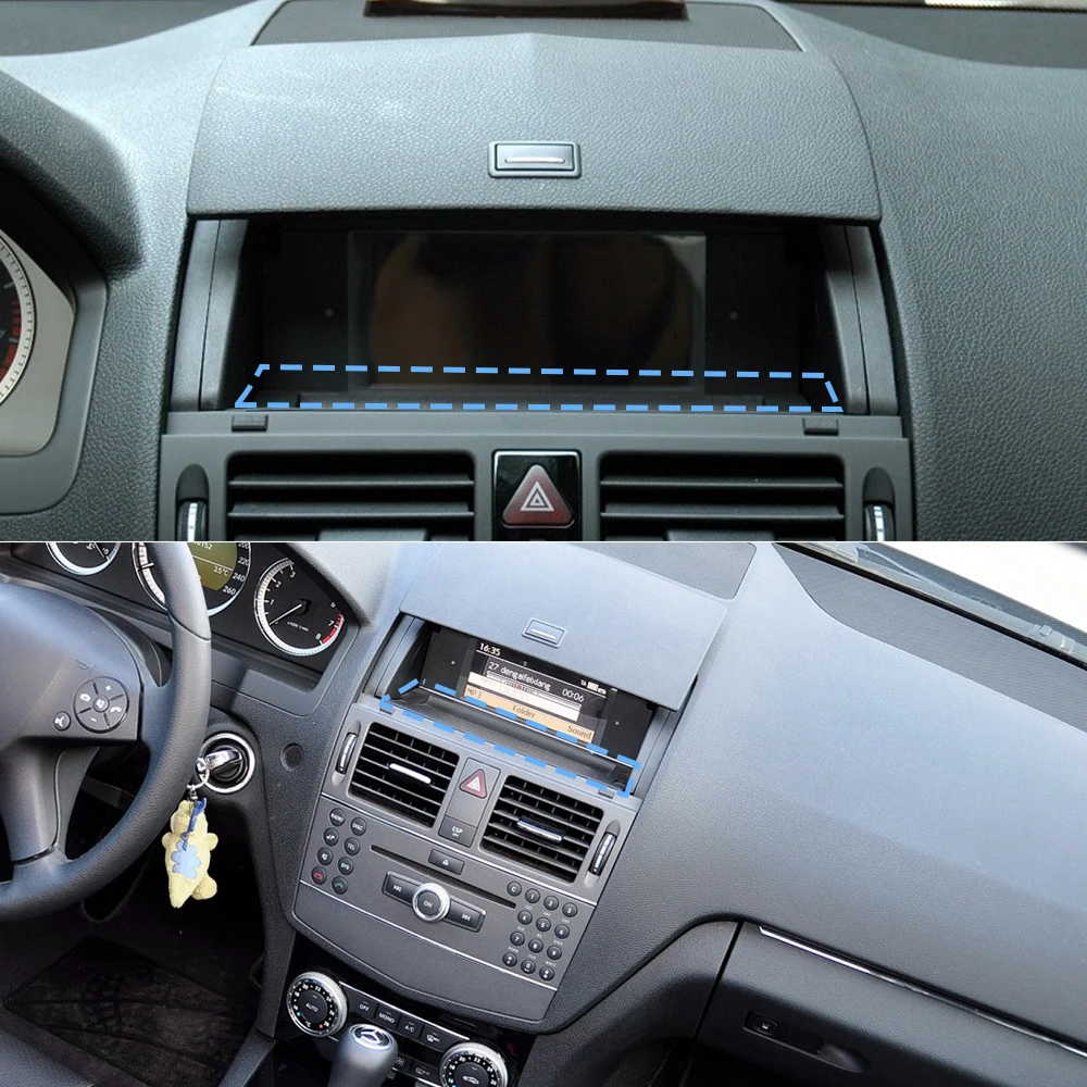 W204 Auto Front Dashboard Display Bildschirm Fach Kissen Abdeckung Trim Ersatz Für Mercedes Benz C Klasse C204 C180 C200 C250 C300 – Detail 12