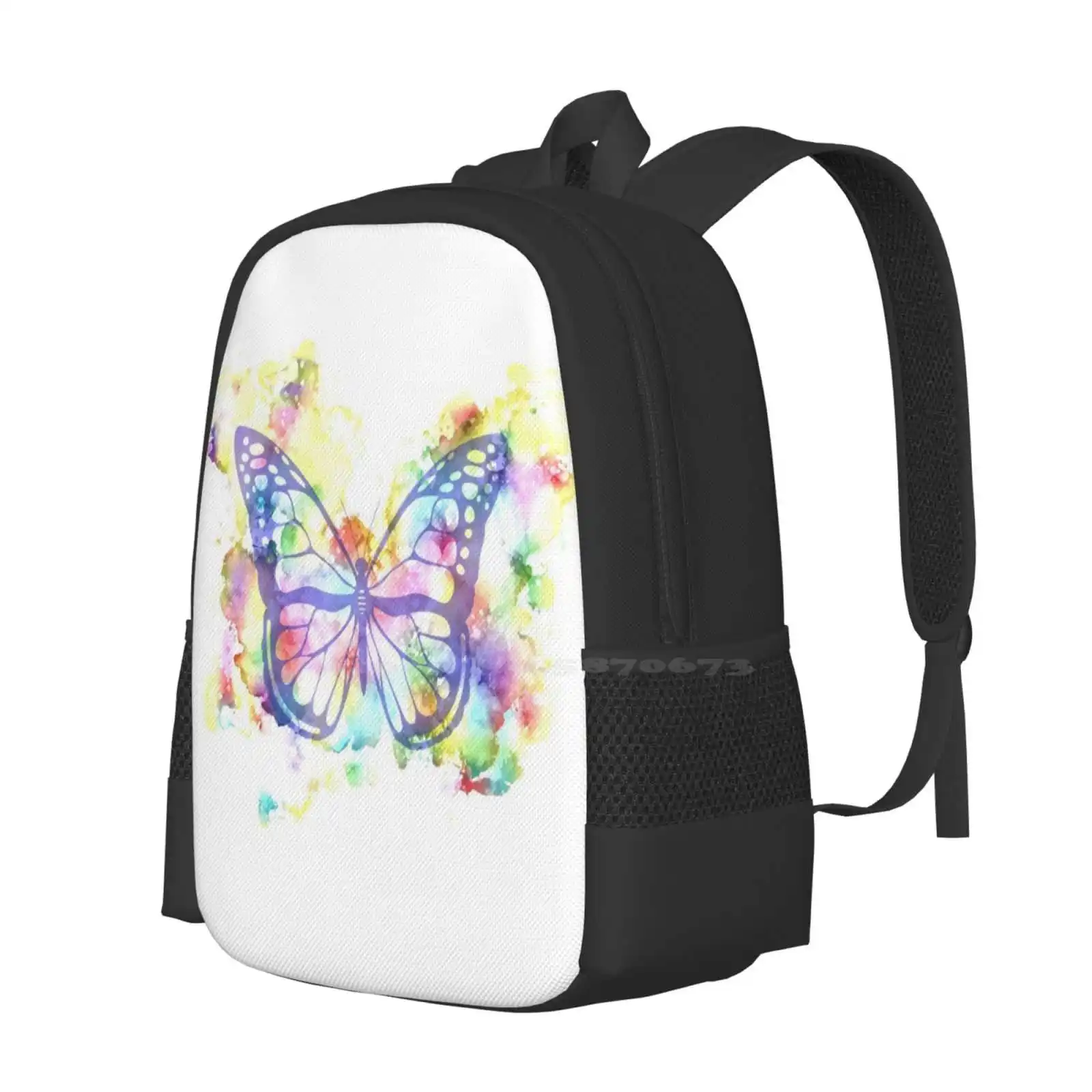 Watercolor Butterfly Bag Backpack For Men Women Girls Teenage Lyrics Cd Calendar Book For Kids For Men Fearless Swifties Swifty