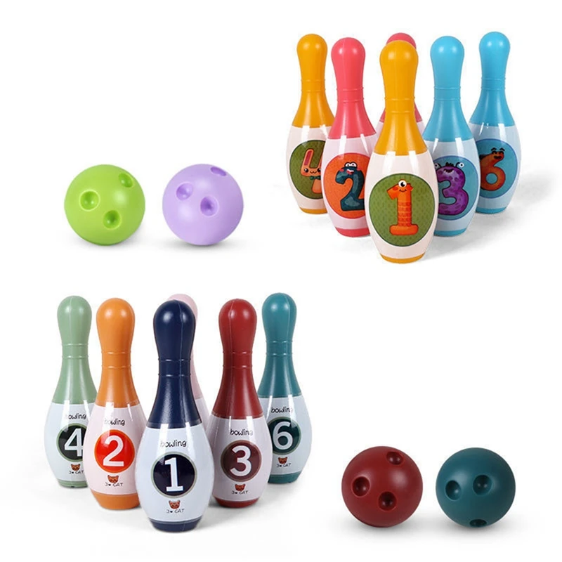 Children's Sports Toys Fitness Parent-Child Interactive Combination Set Boy Gift Mini Bowling Ball