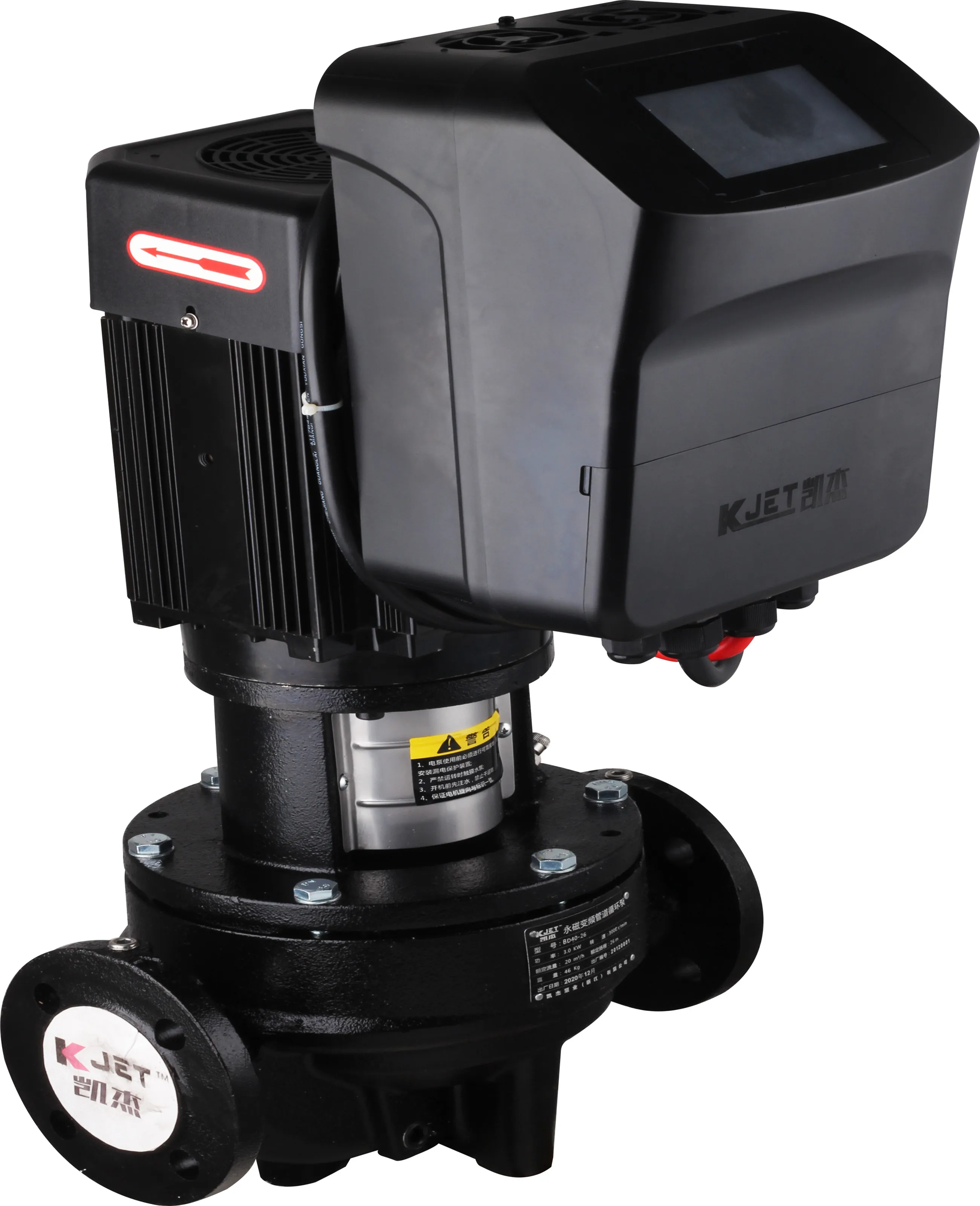 Inteliigent Stainless Steel  Variable Frequency  Constant Pressure Vertical Multistage Centrifugal Water Pump - view 2