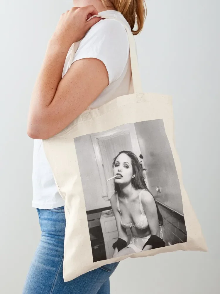 

angelina jolie poster movie star Tote Bag bags woman 2025 canvas tote bag Women's shopper bag shoping