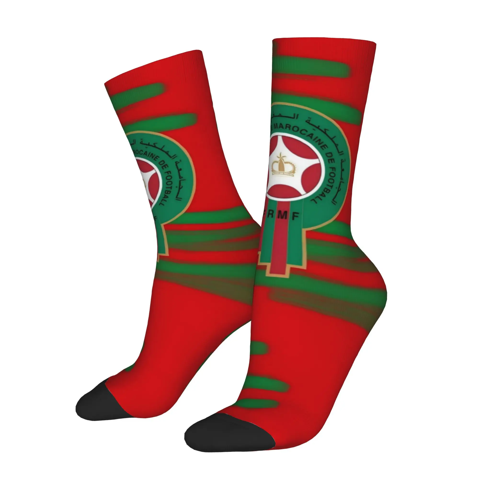 Hip Hop Vintage Morocco Crazy Men's compression Socks Unisex  Street Style Pattern Printed Funny Sock Match Day Essentials