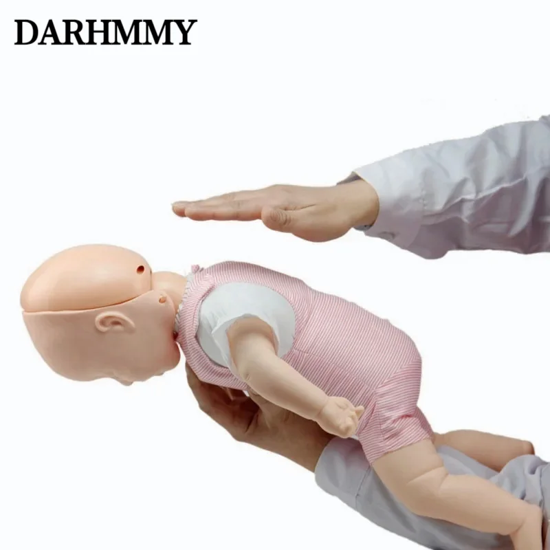 DARHMMY Baby Infarction Model Infant Airway Obstruction Training Manikin CPR Choking Manikin Medical Teaching Tool