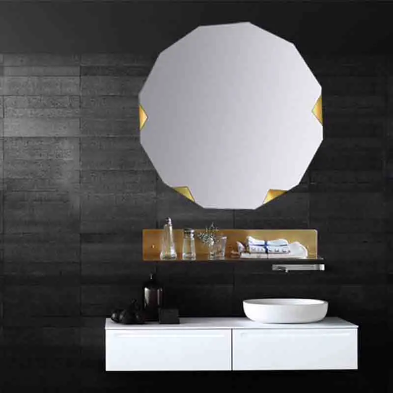 

Bedroom Luxury Wall Mirrors Circular Hanging Minimalist Toilet Decorative Mirror Round Design Espejos Para Maquillaje Decoration