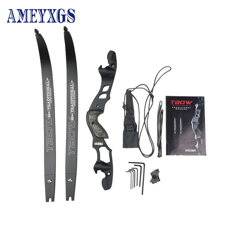 

1pc Archery Recurve Bow 62 Inch 30-55lbs ILF IBO 210FPS Aluminum Alloy Outdoor Sports Shooting Hunting Training Accessories