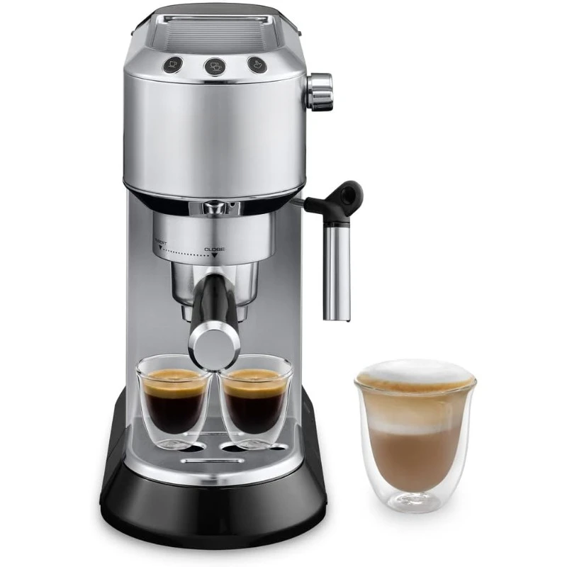 home. EC680M Espresso, Stainless Steel, Silver