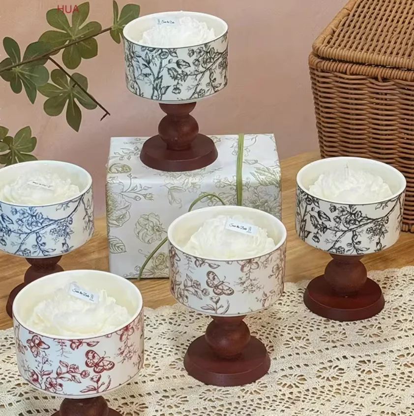 

221266 Gardenia scented candle ornaments high-end indoor home aromatherapy atmosphere room decoration candles