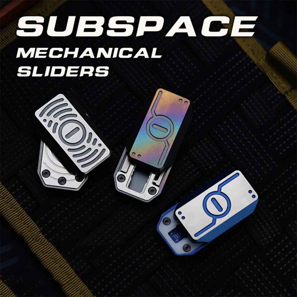Subspace Mechanical Fidget Slider Fidget Spinner EDC Toys Anti Stress Hand Spinner ADHD Anxiety Relief Sensory Toys