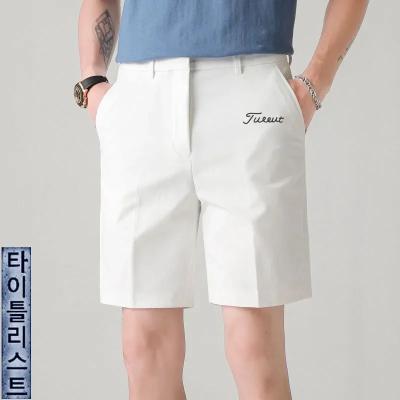 

Summer Golf Wear Men 2024 Luxury New Suit Shorts Korean Golf Clothing Men High Quality Golf Shorts Fashion Casual Mid Pants