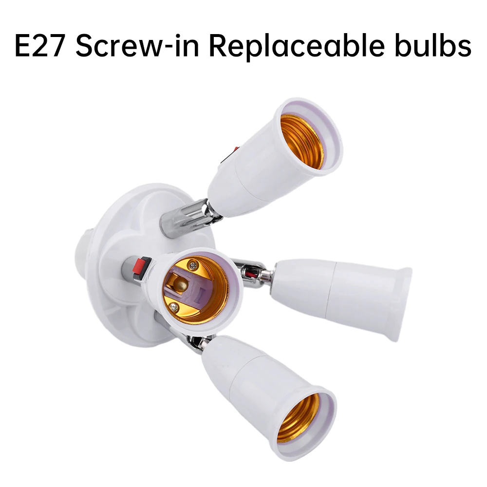 E27 Threaded Lampholder 2 in 1 3 in 1 4 in1 Lamp Bases LED Bulb Converter Socket Adapter Standard Lampholder Base Converter