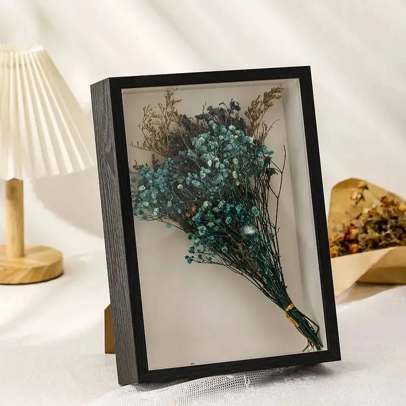 Black Walnut Solid Wood Rounded Corner Photo Frame Couple photo display Wooden Picture Frame Artwork Holder Desktop Decor