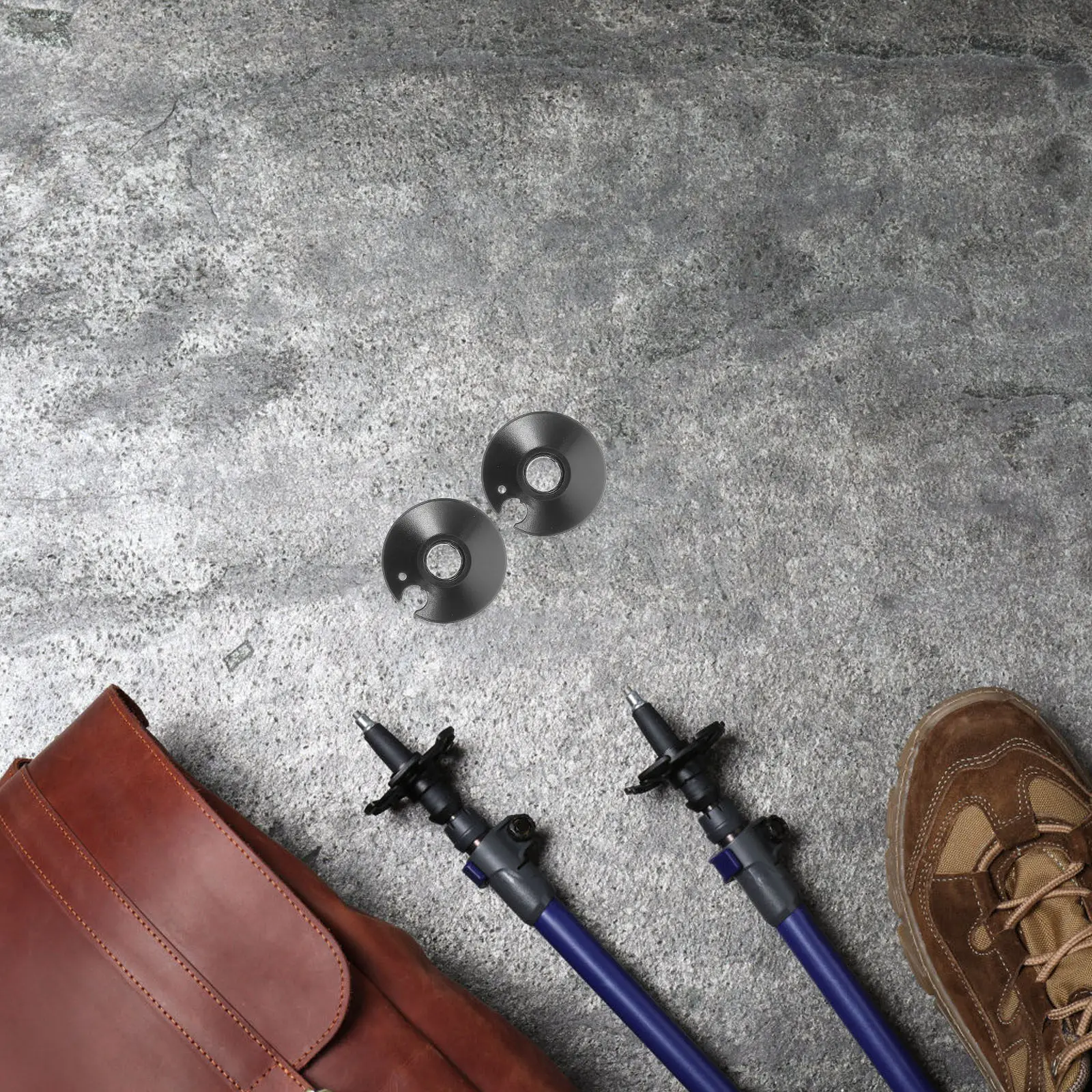 4Pcs Trekking Poles Mud Basket Crutch Replacement Hiking Stick Basket For For Walking Camper Set Accessories Stability