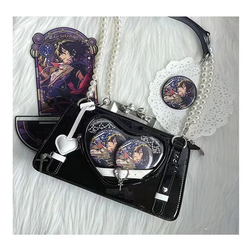 Inner Japanese college shoulder bag for women punk fashion versatile hot girl female handbag y2k Ita Bag stylish bag