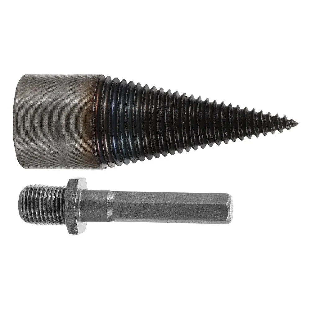 

42Mm Heavy Duty Firewood Drill Bit Splitter High Carbon Steel Log Splitting Bit for Electric Drill Quick Efficient Wood