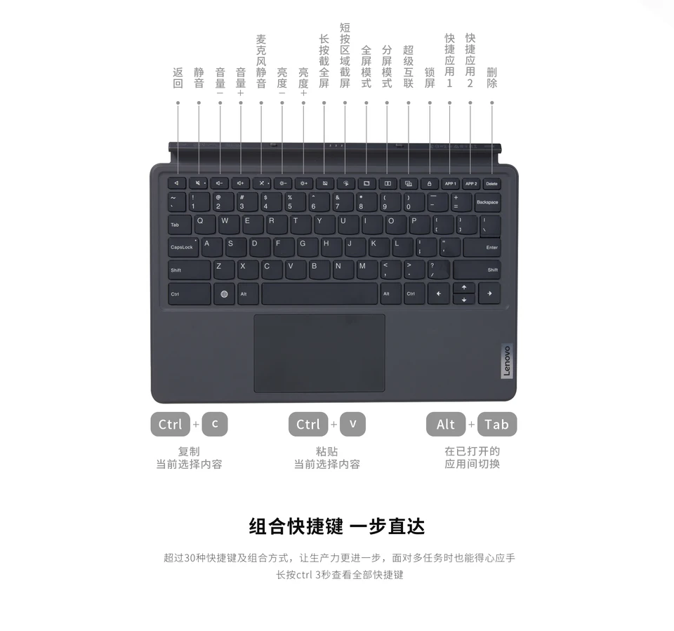 磁気キーボードとLenovo Xiaoxin Pad Proのサポート,12.7インチ,2023
