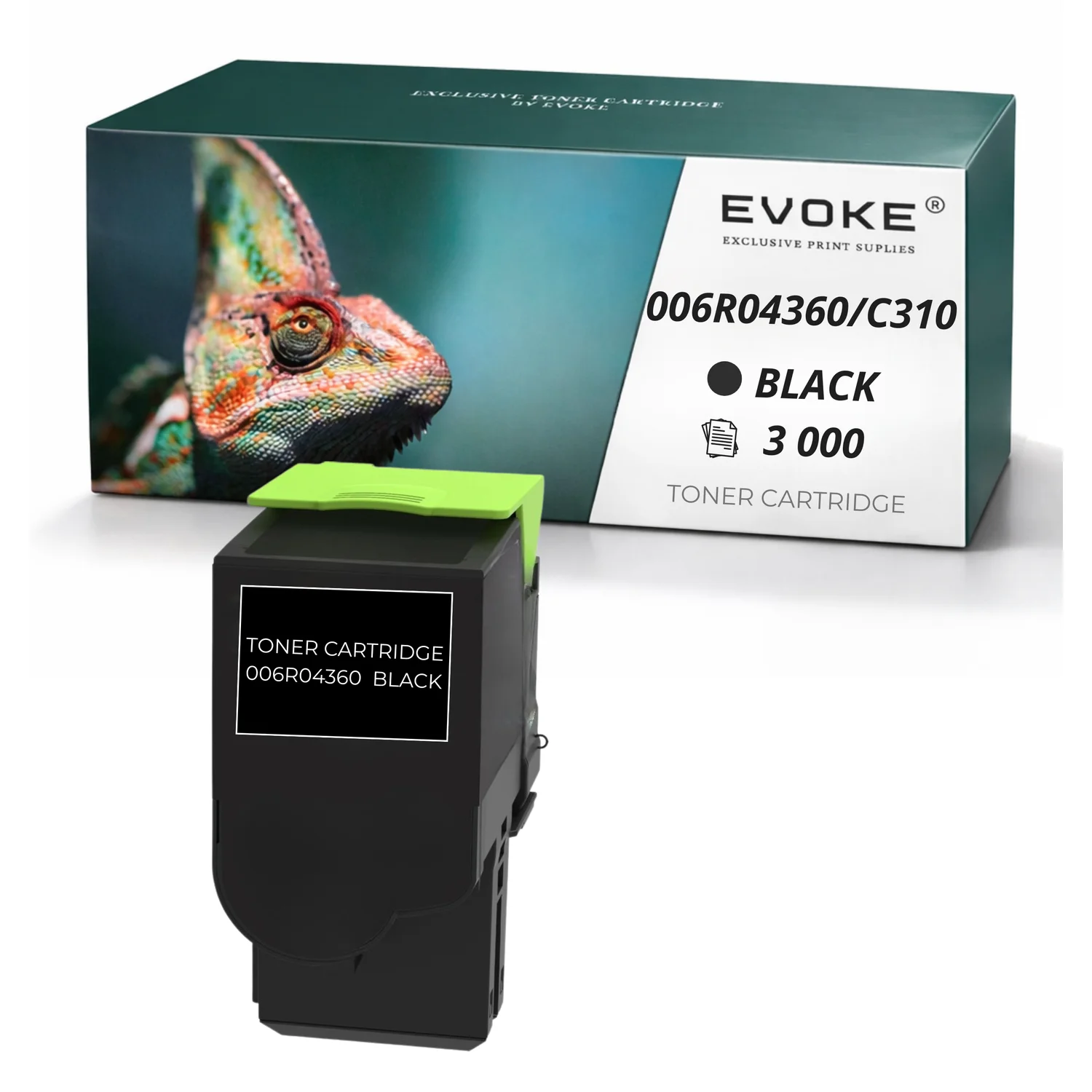 Evoke compatibele toner voor Xerox C310/315Bk C310/315Bk C310 315Bk 006R04360 Zwart 3000 pagina's C310 C315