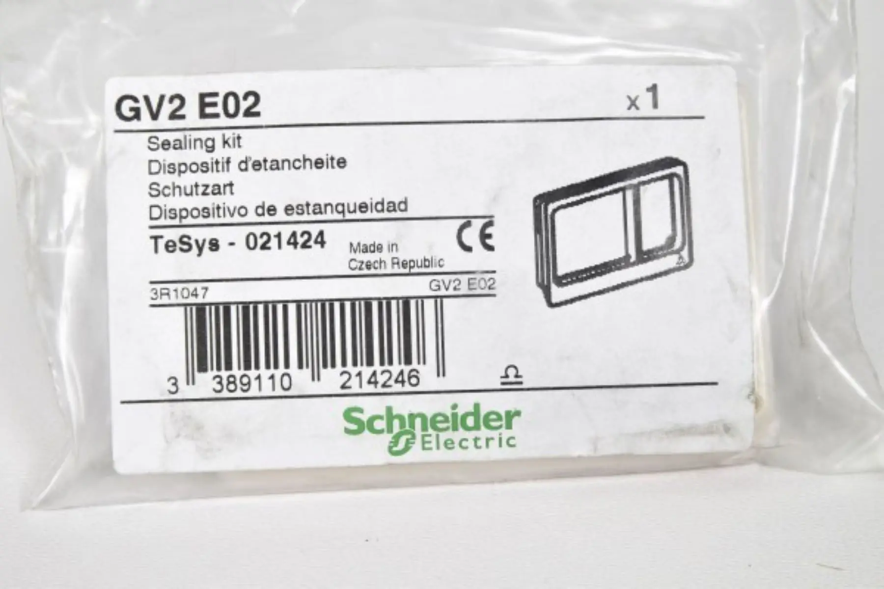 

GV2-E02 GV2E02 sealing kit - IP55
