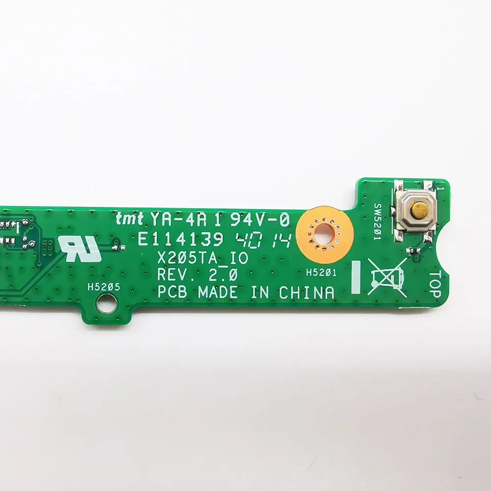 아수스 X205T X205TA 노트북 전원 버튼 보드, USB 잭 보드, 스위치 수리 액세서리