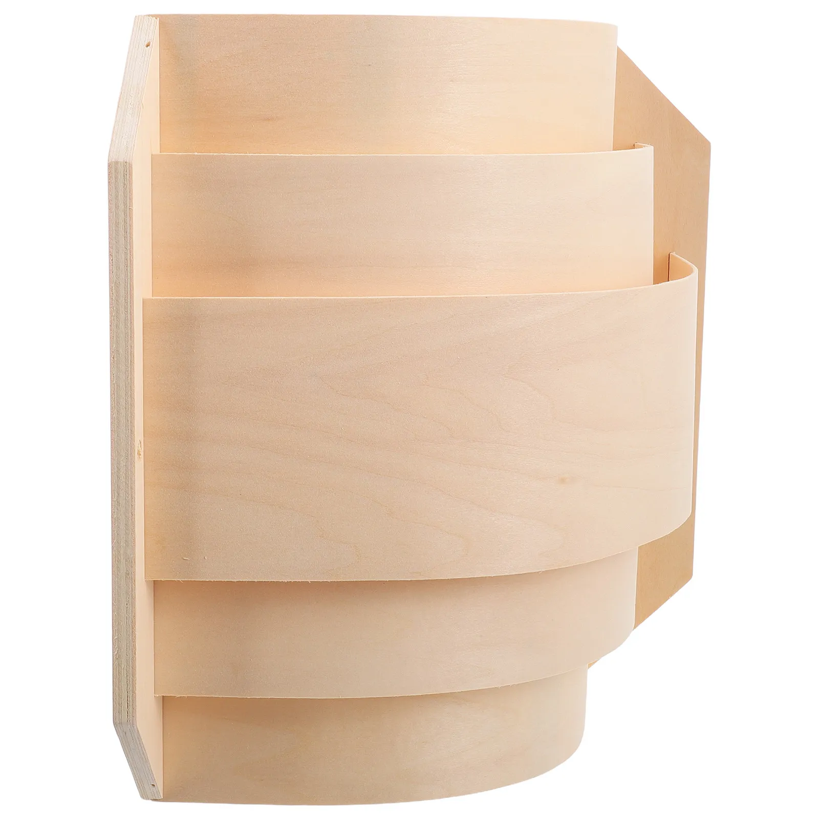 ルームランプシェード直角コーナー薄型半透明木製カバー柔らかな照明用ランプシェード交換用サウナルーム