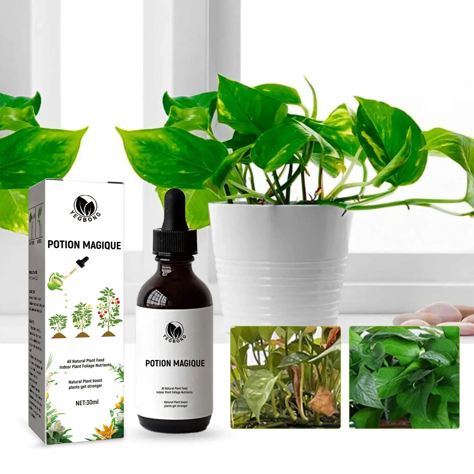 

Yegbong Indoor Plant Foliar Nutrient Solution Flower Organic Foliar Fertilizer Indoor Plant Nutrient Solution